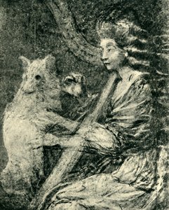 Harpespiller og hund, c1778, 1943. av Thomas Gainsborough