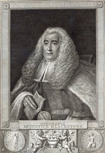 Ærede Mr Justice Blackstone, gravert av Hall av Thomas Gainsborough