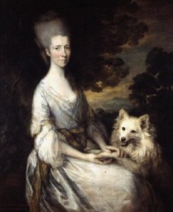 Jane, Lady Whichcote av Thomas Gainsborough
