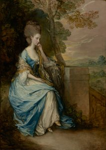 Portrett av Anne, grevinne av Chesterfield, 1777-8 (olje på lerret0