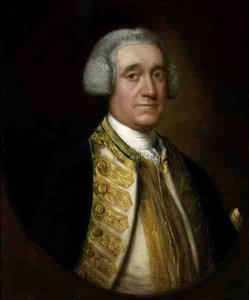 Portrett av viseadmiral Thomas Broderick (d.1769) (olje på lerret) av Thomas Gainsborough