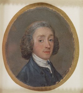 Portrett av en ung mann med pulverisert hår av Thomas Gainsborough
