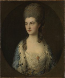 Portrett av en ung kvinne, kalt Miss Sparrow av Thomas Gainsborough
