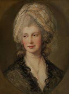 Dronning Charlotte. av Thomas Gainsborough