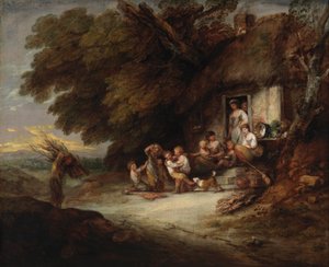 Hyttedøren av Thomas Gainsborough