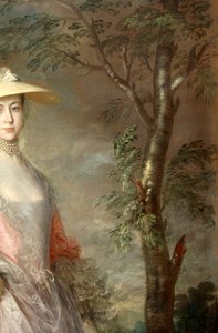 Tredetalj, fra et maleri av Mary, grevinne Howe, ca. 1760 (olje på lerret) av Thomas Gainsborough