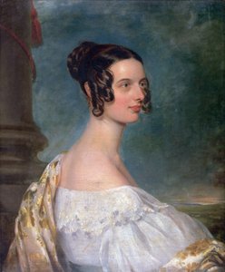 Catherine Gandy, født Hyde, ca. 1837-38 av Thomas Gandy