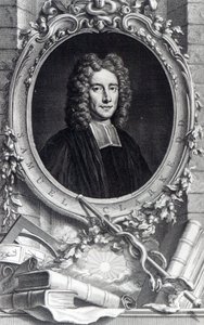 Samuel Clarke, gravert av Jacobus Houbraken, ca. 1737-48