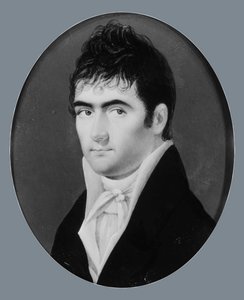 Selvportrett, ca. 1805. av Thomas Gimbrede