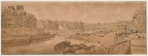 Et utvalg av tjue av de mest pittoreske utsiktene i Paris ..., 1802. av Thomas Girtin