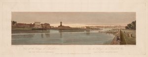 Et utvalg av tjue av de mest pittoreske utsiktene i Paris: Utsikt over landsbyen Chaillot, 1803 av Thomas Girtin