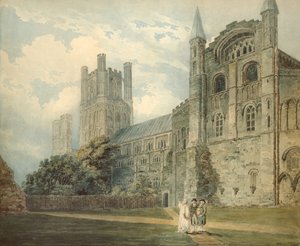 Ely-katedralen, sent på 1700-tallet av Thomas Girtin