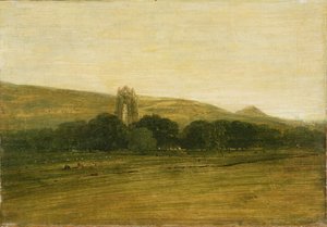 Guisborough Priory, ca. 1801-02 (olje på lerret) av Thomas Girtin