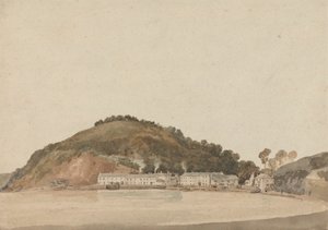 Odd på kysten av South Devon, muligens Shaldon av Thomas Girtin