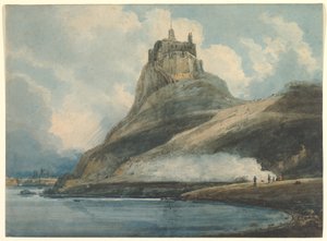 Lindisfarne Castle, Holy Island, Northumberland av Thomas Girtin
