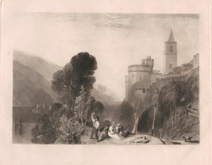 Dartmouth Castle, ved elven Dart