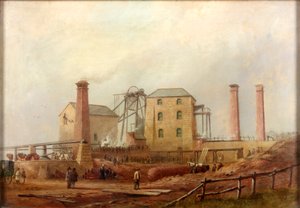 Hartley Colliery etter katastrofen, 1869