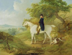George Morland (1763-1804) på sin Hunter, 1794