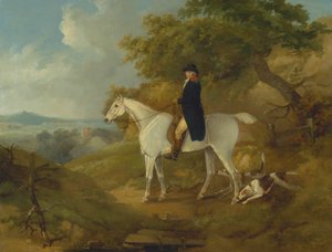 George Morland på sin Hunter