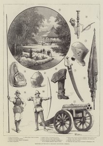 Skisser på Royal Military Exhibition, Chelsea