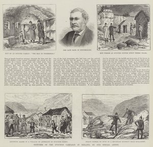Skisser av utkastelseskampanjen i Irland