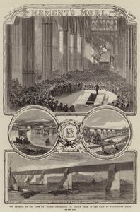 Begravelsen til avdøde Robert Stephenson, fredag uke, i Nave of Westminster Abbey