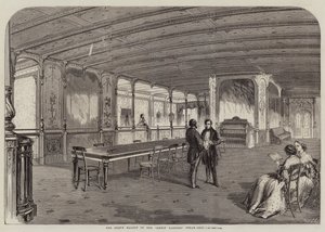 Den store salongen til det store østlige dampskipet av Thomas Harrington Wilson