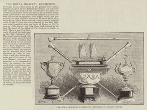 The Royal Military Exhibition, Troféer i Gordon House av Thomas Harrington Wilson