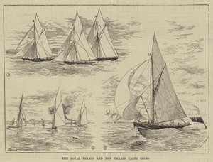Royal Thames og New Thames Yacht Clubs av Thomas Harrington Wilson