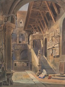 Court of the Bargello, Firenze av Thomas Hartley Cromek