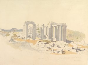 Apollon-tempelet i Bassae, 1843.