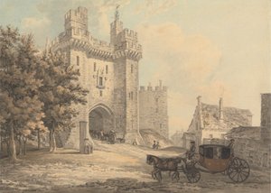 Porten til Lancaster Castle av Thomas Hearne