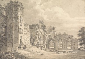 Ruinene av College of Lincluden, nær Dumfries av Thomas Hearne