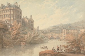 Utsikt over Bath fra Spring Gardens