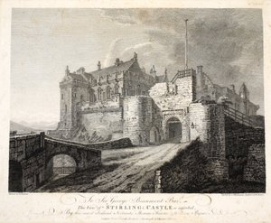 Utsikt over Stirling Castle, eng. William Byrne, pub. 1781 av Thomas Hearne