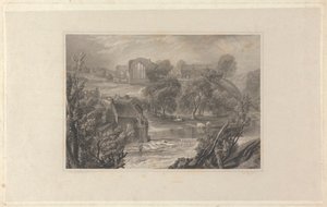 Egglestone Abbey, nær Barnard Castle av Thomas Higham