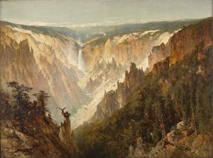 Grand Canyon i Yellowstone, ca. 1884