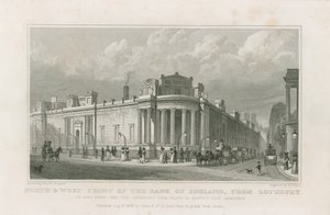 Bank of England, Sir John Soanes fronter av Thomas Hosmer Shepherd