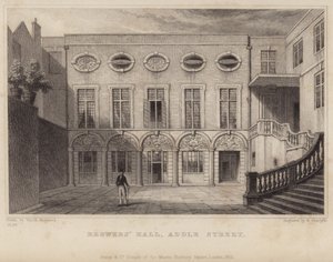 Brewers Hall i Addle Street av Thomas Hosmer Shepherd