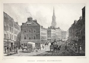 Broad Street, Bloomsbury, fra puben 