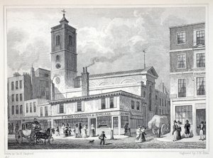 Church of St Dionis, Backchurch, fra puben 