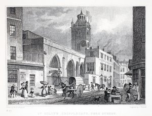 Church of St Giles, Cripplegate, fra puben 
