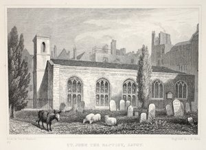 Church of St John the Baptist, Savoy, fra puben 