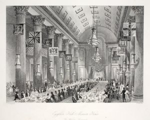 Egyptian Hall, Mansion House, fra puben 