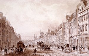 Holborn, London, c1830 av Thomas Hosmer Shepherd
