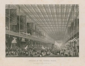 Interiør av den store utstillingen, 1851 av Thomas Hosmer Shepherd