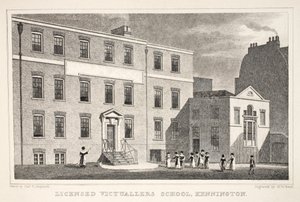 Licensed Victuallers School, Kennington, fra puben 