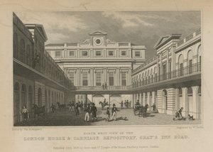 London Horse and Carriage Repository av Thomas Hosmer Shepherd