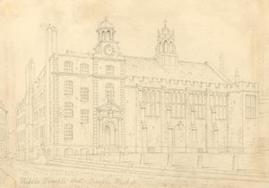 Middle Temple Hall av Thomas Hosmer Shepherd