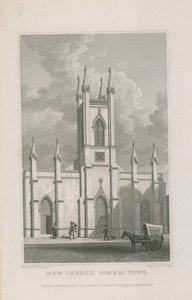 Ny kirke i Somers Town av Thomas Hosmer Shepherd